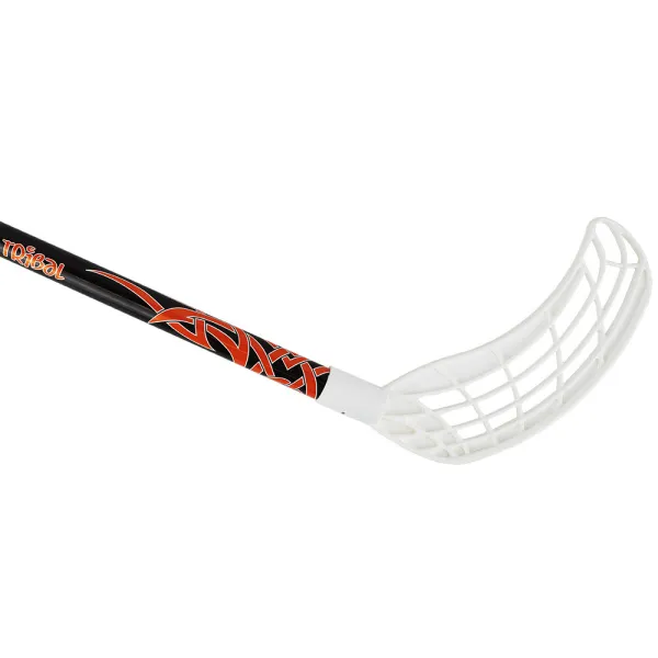 Клюшка для флорбола RealStick Tribal Jr, MR-KF-TR85-WH, 85см,прямой крюк,пластик,черн-бел-оранж за 2&nbsp;237.20 ₽ в Омске