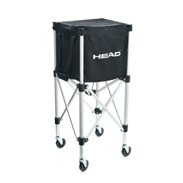 Корзина для теннисных мячей HEAD TT7003, на 125 мячей,с сумкой-переноской, складная, металл, черный за 6&nbsp;942.80 ₽ в Омске