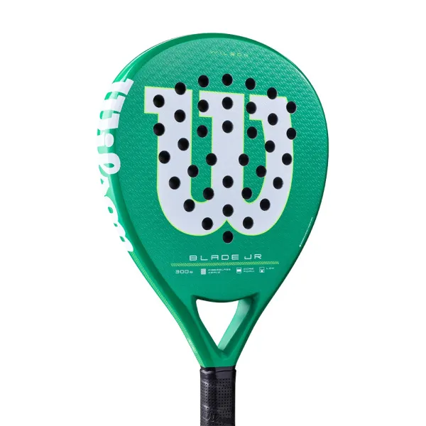 Ракетка для падела WILSON Blade Jr  V4 Padel, WR213811U0, для начин-х, стекловолокно, зеленый за 14&nbsp;934.50 ₽ в Омске