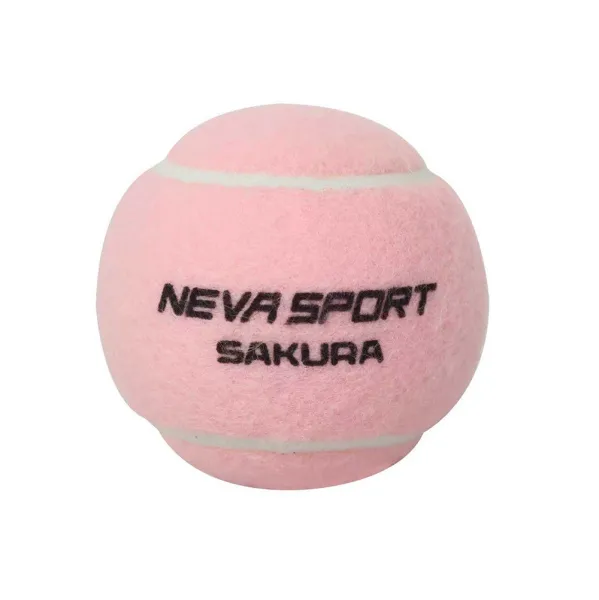 Мяч для падела NS Sakura, UAA2, уп.3 шт, сукно, нат.резина, розовый за 824.50 ₽ в Омске
