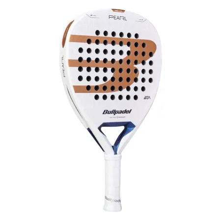 Ракетка для падела BULLPADEL Pearl 27, 497249, для проф-в, стекловолокно,карбон, бело-золотистый за 44&nbsp;319 ₽ купить в Омске