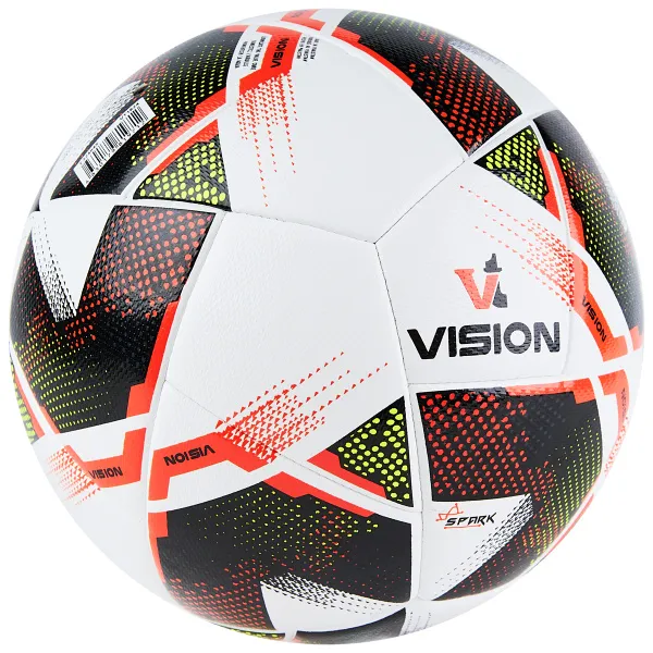 Мяч футб. VISION Spark, F324045, р.5, FIFA Basiс, 24 пан,ПУ,2 подкл.слой,гибрид.сшив,бело-мультикол за 2&nbsp;279.70 ₽ в Омске