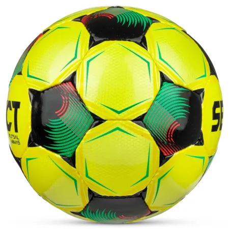 Мяч футзал. SELECT Futsal Mimas V26, 1053471007, р.4,FIFA Basic, 32п, ПУ, руч.сш, желто-зелено-черн. за 6&nbsp;113.20 ₽ купить в Омске