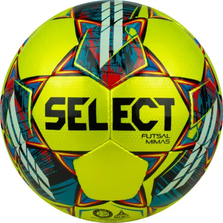 Мяч футзал. SELECT Futsal Mimas, 1053460550, р.4,FIFA Basic, 32 пан, гл.ПУ, руч.сш, жел-сине-красный за 6&nbsp;303.60 ₽ купить в Омске