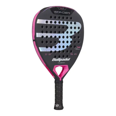 Ракетка для падела BULLPADEL Wonder 27, 497250, для продв.игроков, стекловолокно, карбон, черно-роз за 42&nbsp;969.20 ₽ купить в Омске