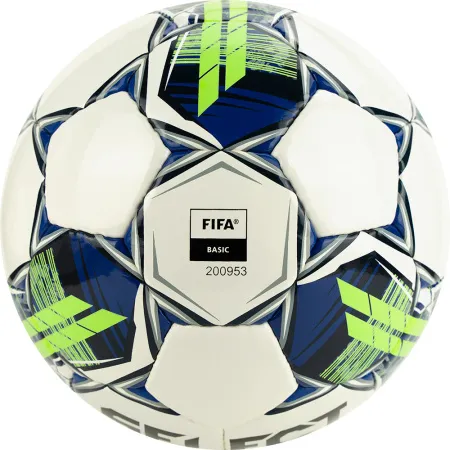 Мяч футзал. SELECT Futsal Master Shiny V22, 1043460004, р.4, Basic,32п, гл.ПУ, руч.сш,бел-син-зел за 7&nbsp;539.50 ₽ купить в Омске