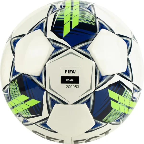 Мяч футзал. SELECT Futsal Master Shiny V22, 1043460004, р.4, Basic,32п, гл.ПУ, руч.сш,бел-син-зел за 7&nbsp;539.50 ₽ в Омске
