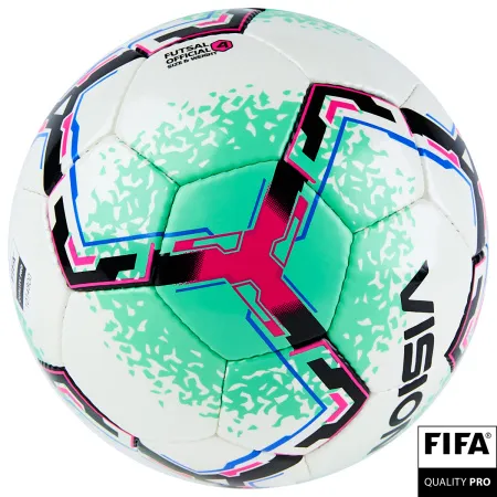 Мяч футзал. VISION SALA+, FIFA Quality Pro, FS324084 р.4, 32 п. PU, 4 подкл.сл, руч.сшив.,бело-зелен за 4&nbsp;943.60 ₽ купить в Омске