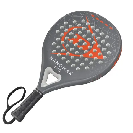 Ракетка для падела Dunlop Nanomax Pro, 10370739, для профессионалов, карбон,серо-оранжевый за 17&nbsp;248.20 ₽ купить в Омске