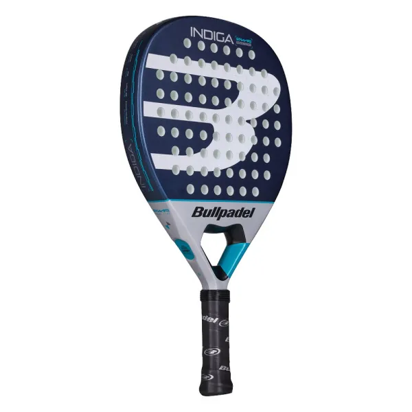 Ракетка для падела BULLPADEL Indiga Power 26, 494416, для начинающих, стекловолокно, темносине-серый за 14&nbsp;672.70 ₽ в Омске