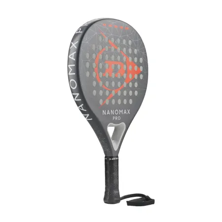 Ракетка для падела Dunlop Nanomax Pro, 10370739, для профессионалов, карбон,серо-оранжевый за 17&nbsp;248.20 ₽ купить в Омске
