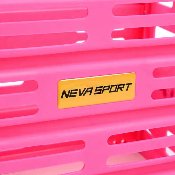 Корзина для теннисных мячей NEVA SPORT, UEA1_P, на 75 мячей, пластик, розовый за 5&nbsp;778.30 ₽ в Омске