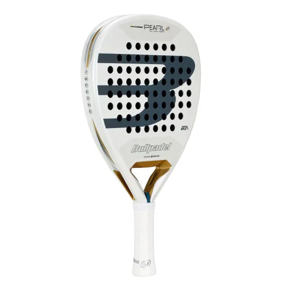 Ракетка для падела BULLPADEL Pearl 26, 493804, для профессионалов, карбон, бело-серый за 35&nbsp;929.50 ₽ в Омске