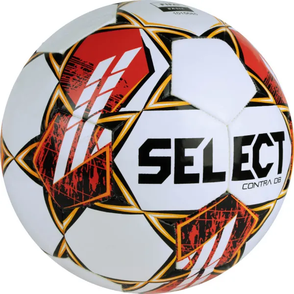 Мяч футб. SELECT Contra DB V23, 0854160300, р.4, FIFA Basic, 32 пан, ПУ, гибрид.сш, бел-чер-красн за 4&nbsp;455.70 ₽ в Омске