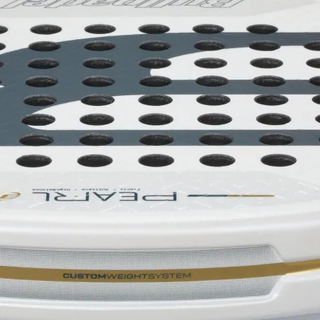 Ракетка для падела BULLPADEL Pearl 26, 493804, для профессионалов, карбон, бело-серый за 35&nbsp;929.50 ₽ купить в Омске