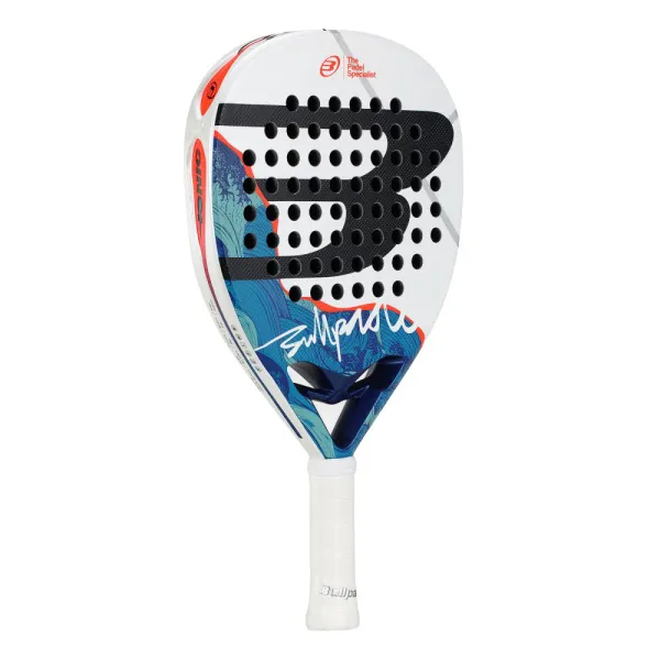 Ракетка для падела BULLPADEL Ionic Power 26, 494411, для продв. игроков, стекловолокно, сине-белый за 28&nbsp;944.20 ₽ в Омске