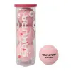 Мяч для падела NS Sakura, UAA2, уп.3 шт, сукно, нат.резина, розовый за 824.50 ₽ купить в Омске
