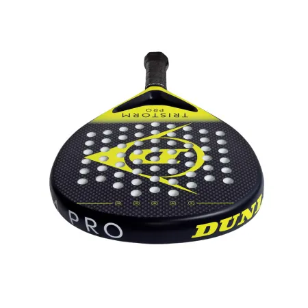 Ракетка для падела Dunlop Tristorm Pro, 10359946, для опытных игроков, графит, черно-желтый за 19&nbsp;643.50 ₽ купить в Омске