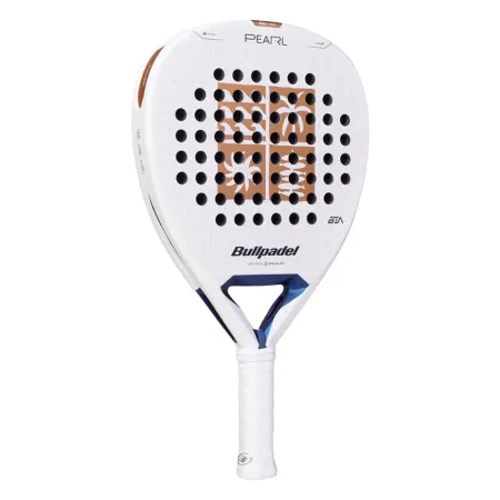 Ракетка для падела BULLPADEL Pearl 27, 497249, для проф-в, стекловолокно,карбон, бело-золотистый за 44&nbsp;319 ₽ купить в Омске