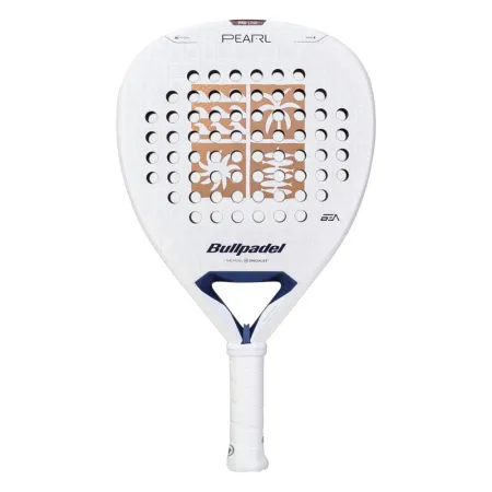 Ракетка для падела BULLPADEL Pearl 27, 497249, для проф-в, стекловолокно,карбон, бело-золотистый за 44&nbsp;319 ₽ купить в Омске