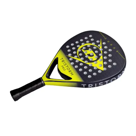 Ракетка для падела Dunlop Tristorm Pro, 10359946, для опытных игроков, графит, черно-желтый за 19&nbsp;643.50 ₽ купить в Омске