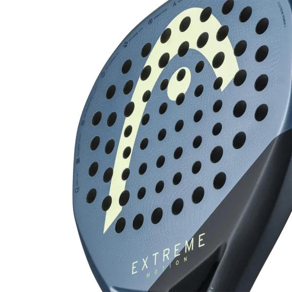 Ракетка для падела HEAD Extreme Motion, 223135, для профессионалов, углеродное волокно, темно-синий за 26&nbsp;894 ₽ в Омске