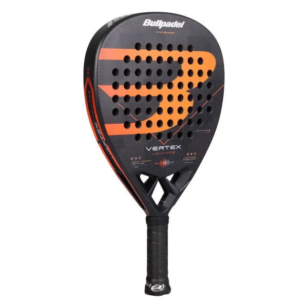 Ракетка для падела BULLPADEL Vertex Advance, 494414, для проф. и любителей, карбон, черно-оранжевый за 21&nbsp;559.40 ₽ в Омске