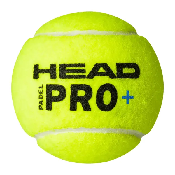 Мяч для падела HEAD Padel Pro+, 540203, уп.3 шт, FIP Approved, войлок,нат.резина,желтый за 933.30 ₽ в Омске